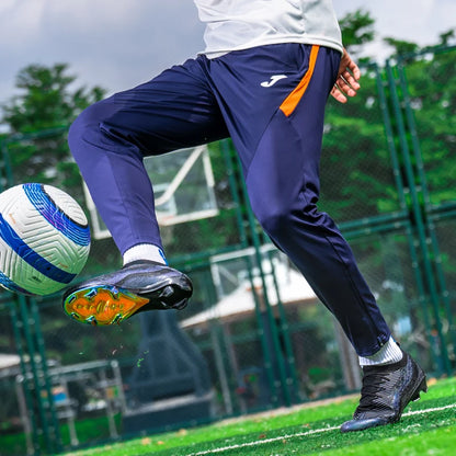 Chaussures de Football de sport pour hommes Fg/Ag, ongles longs, prairie artificielle pour adultes, chaussures spécifiques à l'entraînement durables, chaussures hautes antidérapantes