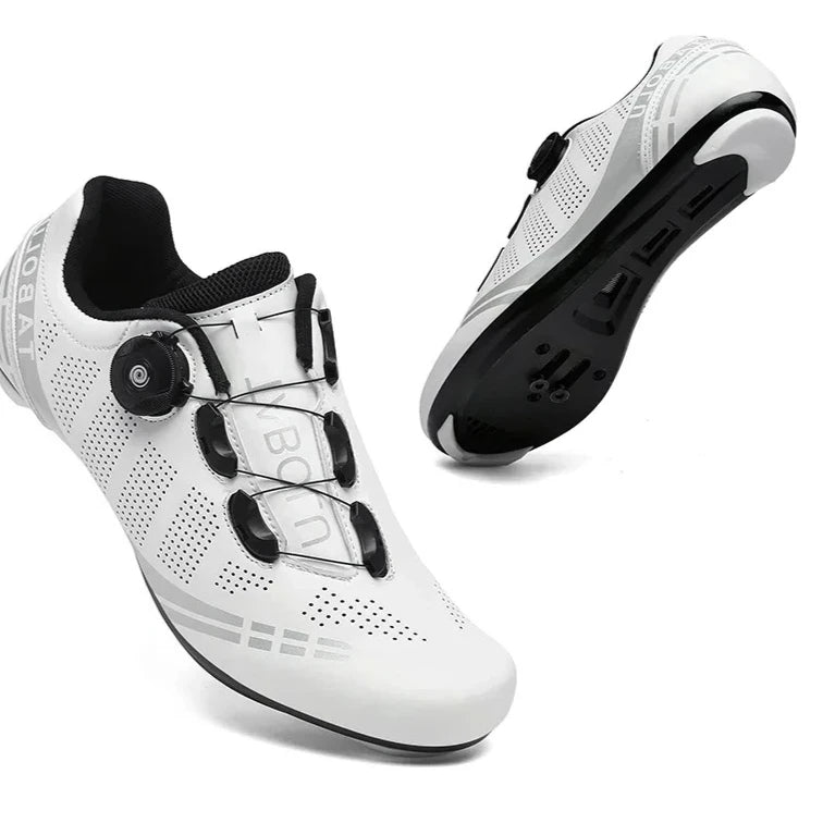 Scarpe da ciclismo unisex per bici da strada, da uomo, da racing, autobloccanti, sneaker da velocità per bicicletta da donna, tacchette SPD, calzature da ciclismo su strada