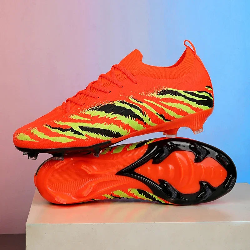 Neue Fußballschuhe für Herren, ultraleichte rutschfeste Outdoor-Sportschuhe für Erwachsene, Unisex-Fußballschuhe für Spiele, bequeme hochwertige Stollenschuhe für Rasen