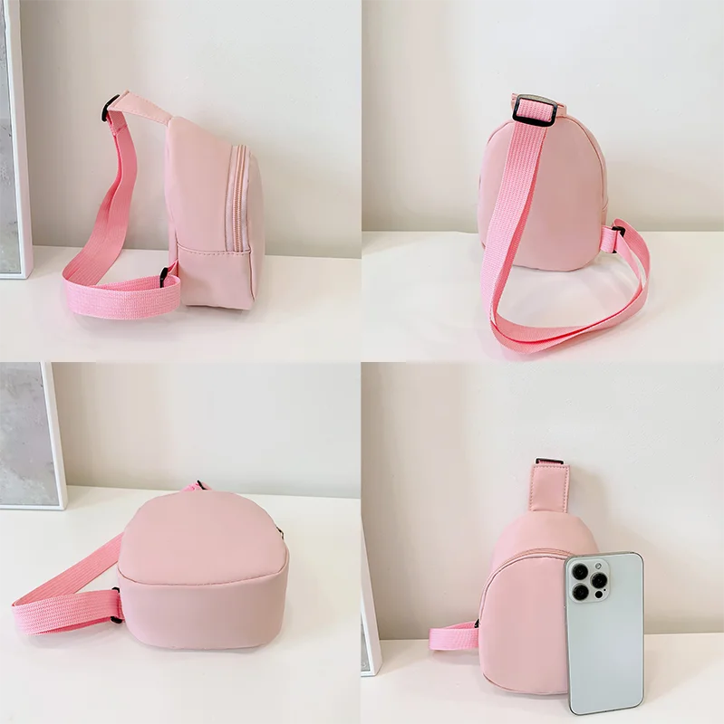 Fortnite Crossbody Bag Game Printed Kids Mini Chest Bag Classic Black Shoulder Bag Wallet Suitable for School Outdoor Activities