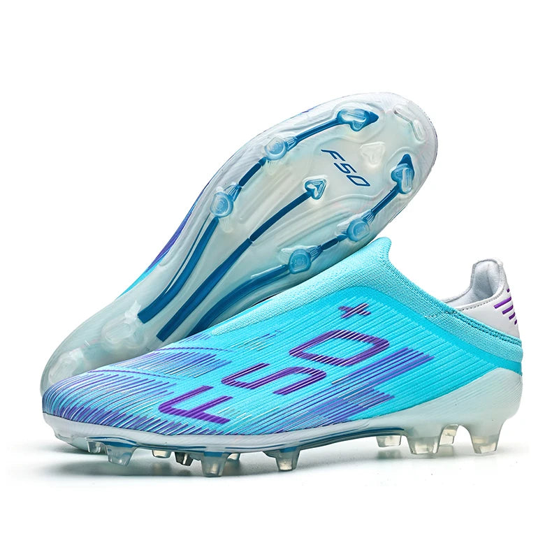 Chaussures de football F50 pour hommes, crampons d'entraînement rapides, chaussures de football antidérapantes pour extérieur, Chuteira Campo 35-45