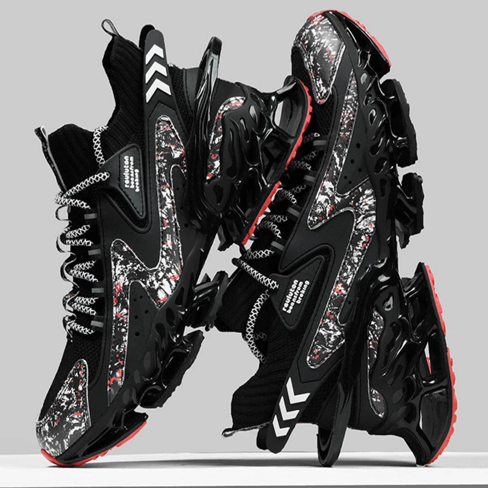 Chaussure Homme Chaussures de course respirantes pour hommes, baskets décontractées pour hommes, chaussures de tennis pour hommes, entraîneur de course, mocassins à la mode, luxe
