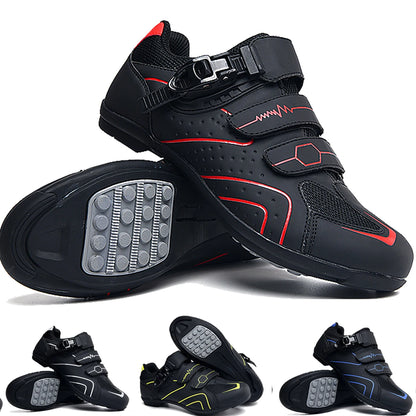 New Men's Cycling Sneakers with Cleats Speed Cycling Shoes for Women, Rubber-Soled Cycling Shoes