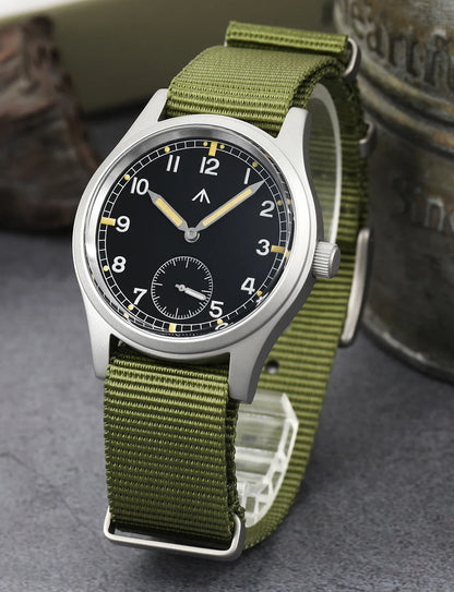 Militado D12 Quartz Watch Men VD78 Movement Domed Sapphire Crystal V2 Clear AR Coating Wristwatch 10Bar Water Resistance Watch