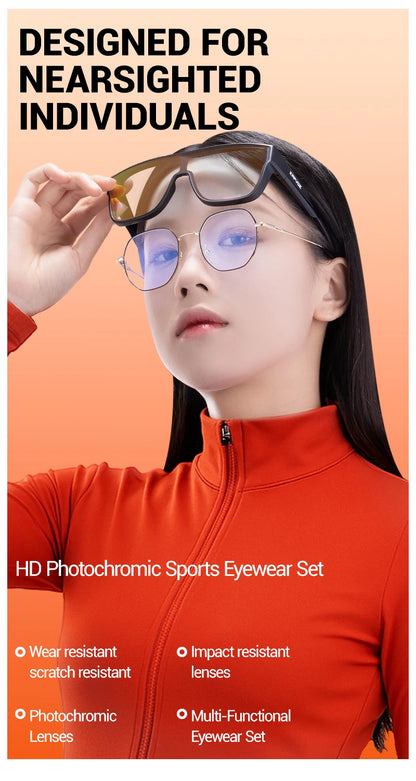 Kapvoe Fitover Sunglasses Fit Over Sunglasses Polarized Lens Wear Over Prescription Eyeglasses UV Protection Men Women