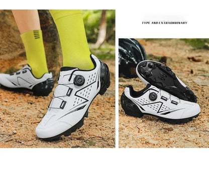 Professional Men's MTB Cycling Shoes White Racing Self-Locking 2024 Speed Road SPD Bicycle Sneakers New Women's Flats Cleats Shoes