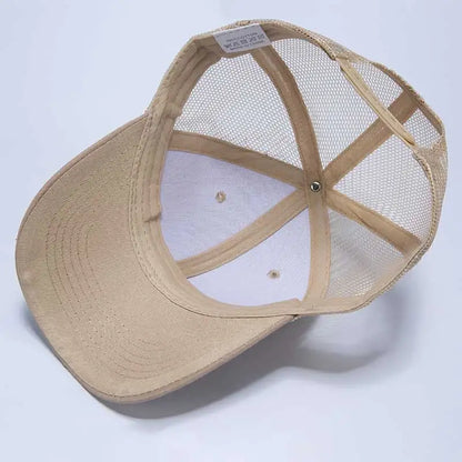 Gorras de béisbol al por mayor para hombre, gorras casuales, gorras de malla para mujer, gorras unisex con logotipo personalizado, gorras bordadas