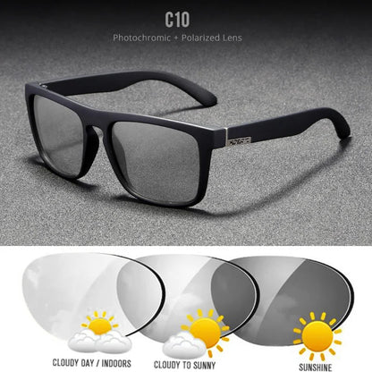 KDEAM Polarized Designer Square Sunglasses Men or Women Elastic Paint Frame Mirror Sun Glasses 17 Colors Available