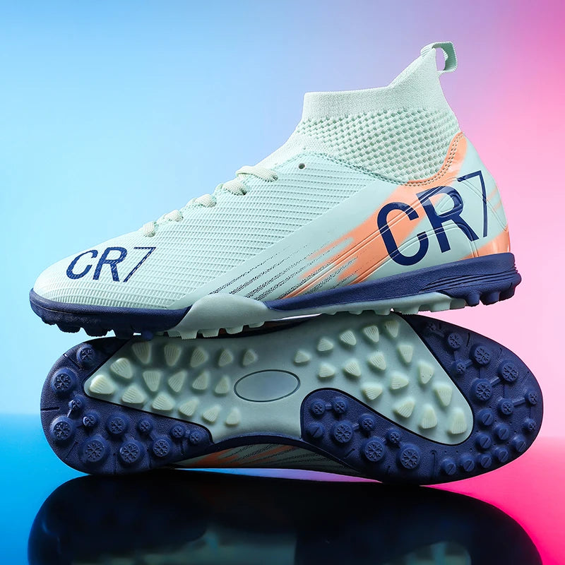 Nouvelles chaussures de football pour hommes, chaussures de soccer de haute qualité, crampons, chaussures de futsal professionnelles pour femmes, vente chaude, baskets unisexes ultra-légères TF/FG