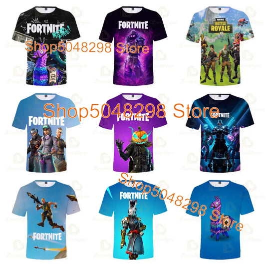Fortnite Men and Women Victory Children's Wear Battle Royale 3D Sweatshirt Boys Girls Clothes Tops Kids T-Shirt Hero Teen Tops