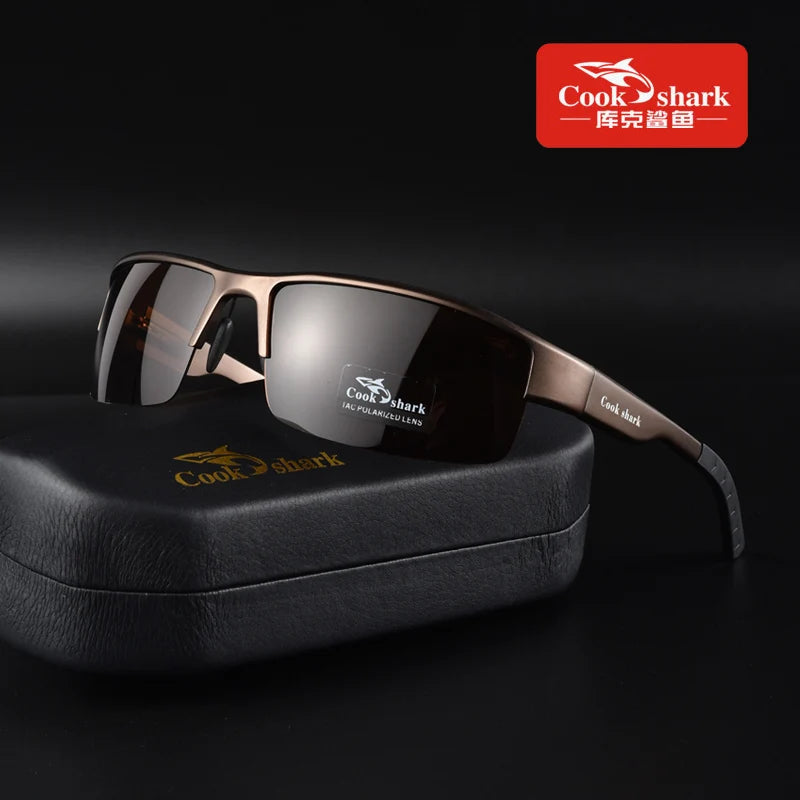 Cook sunglasses for men driving with UV-proof discoloration sunglasses polarized day and night glasses