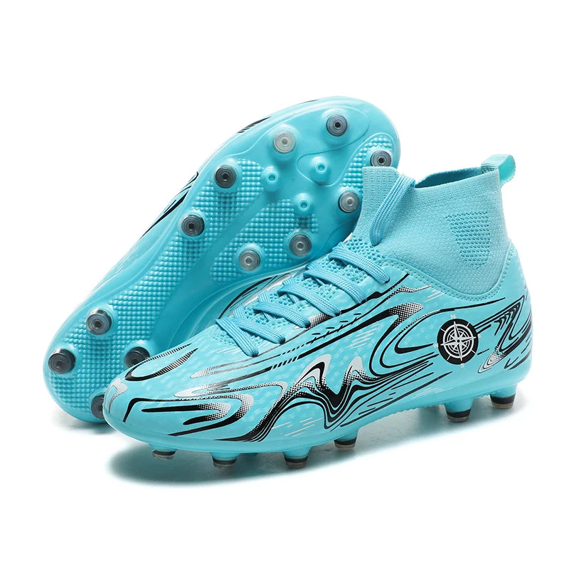 Chaussures de football professionnelles antidérapantes pour enfants, chaussures de sport d'extérieur pour garçons, baskets de futsal pour matchs et entraînements