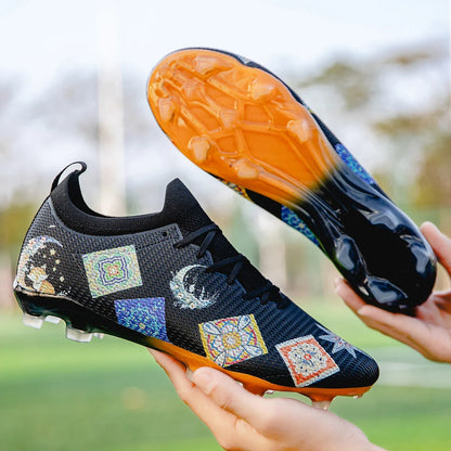 Scarpe da calcio professionali Lawn Nails resistenti all'usura, multicolore, con forte aderenza e grande equilibrio, per allenamento estivo all'aperto