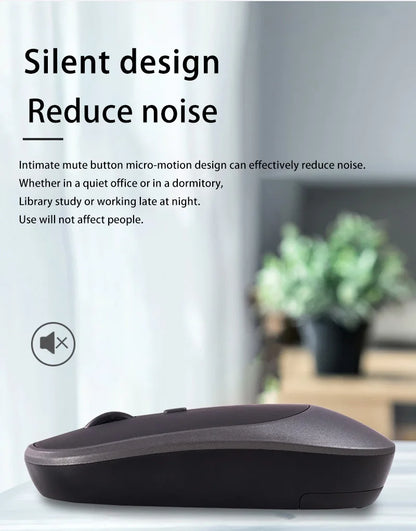 Lenovo vezeték nélküli egér, USB-ről tölthető, ergonomikus, állítható DPI, irodai, csendes, 2.4G Bluetooth optikai elektromos egér játékhoz és irodai használatra