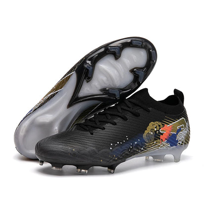 Nouvelles chaussures de football pour hommes, ultralégères, crampons longs FG, chaussures d'entraînement, chaussures de football antidérapantes pour l'extérieur, livraison directe