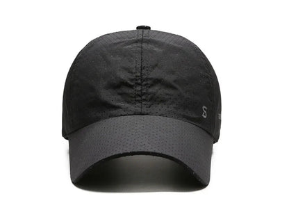 Men Women Mesh Moisture-Waging Quick Dry Baseball Cap Male Summer Female Originality Adjustable Breathable Sun Visor Fishing Hat