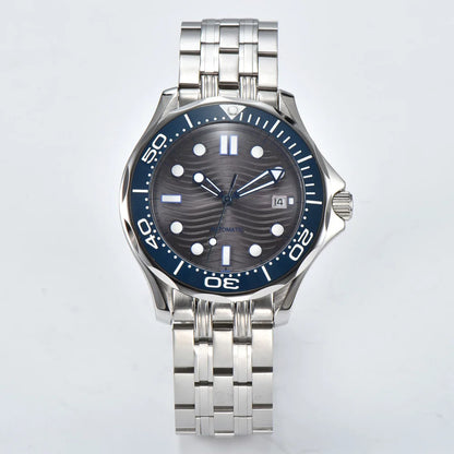Parnsrpe 2026 New Miyota 8215 Automatic Dive Watch for Men Luxury Sport Green Dial Luminous Sapphire Crystal Date Waterproof Bus