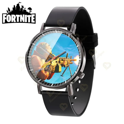 Wrist Watch F-Fortnite Cook Watch Trend Fashion Creative Quartz Student Watches Battle Game Figure Model Kids Birthday Gift