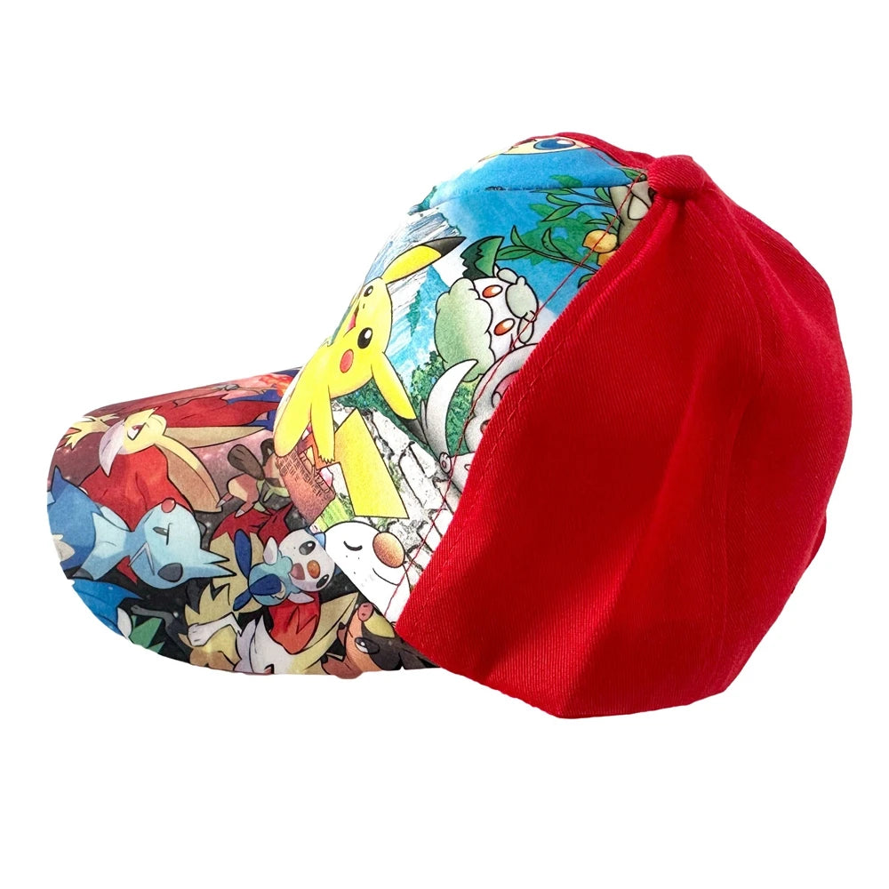 1 Pc Cartoon Baseball Cap Pokemon Action Figures Pikachu Hat Festival Party Supplies Kid Gift Toy
