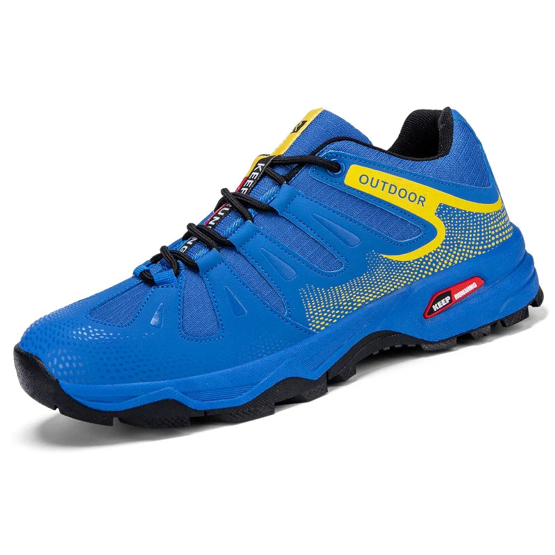 New Outdoor Men's Shoes Men's Anti-Slip Mountaineering Shoes Travel Hiking Adventure Footwear Fashionable Casual Sneakers