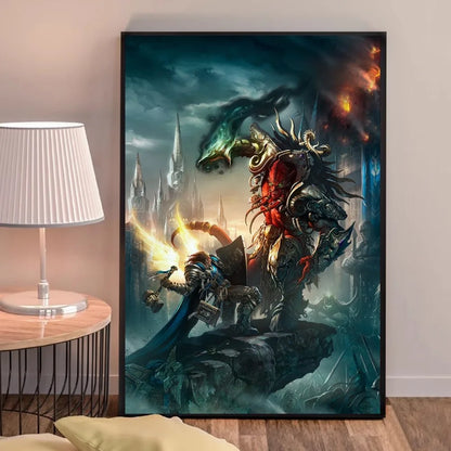 Poster za igru World of Warcraft, kvalitetni otisci i plakati, HD kvaliteta, zidna umjetnost, studija, kućni dekor