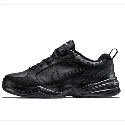 Nike Men's Air Monarch IV Black Triple Black Dad Shoes Running Sneakers 415445-001