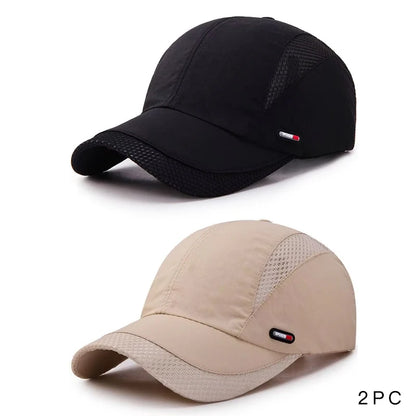 Summer Outdoor Sports Quick-Drying Mesh Baseball Cap Yuda Men Cap Simple Solid Color Hat