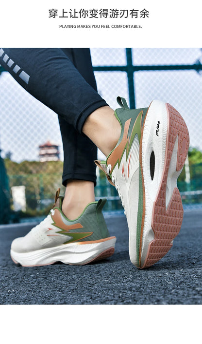 Sports Running Shoes for Men Sneakers Marathon Breathable Comfortable Brand Trend Women’s Athletic Trainers Outdoor Sneakers with Air Cushion
