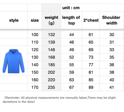 Kids Fortnite Baby Cartoon Clothing Hoodie  Unisex Boys Long Sleeve Hooded Sweatshirts Youth Girls Casual Coats1354
