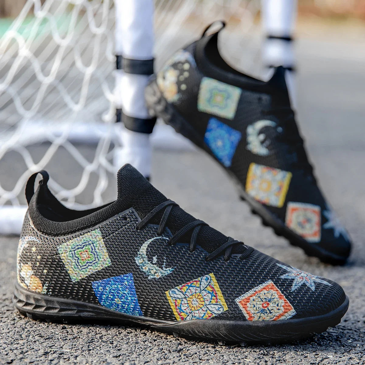 Scarpe da calcio professionali Lawn Nails resistenti all'usura, multicolore, con forte aderenza e grande equilibrio, per allenamento estivo all'aperto