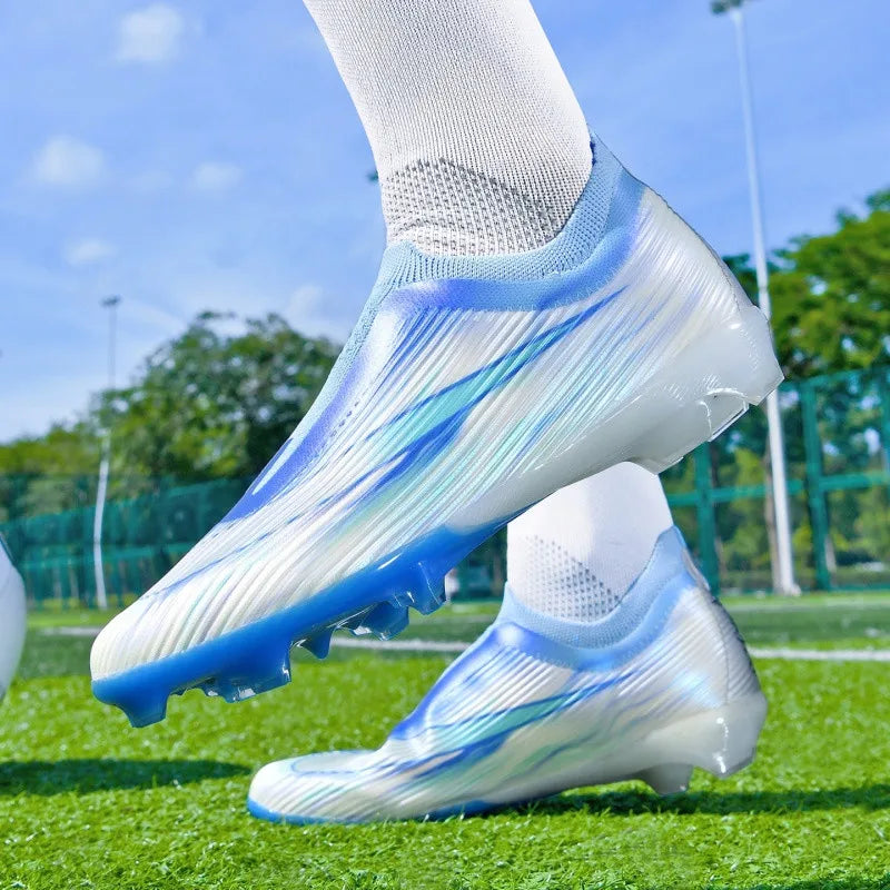 Chaussures de football pour hommes, chaussures de football pour femmes, chaussures de terrain synthétique pour l'extérieur