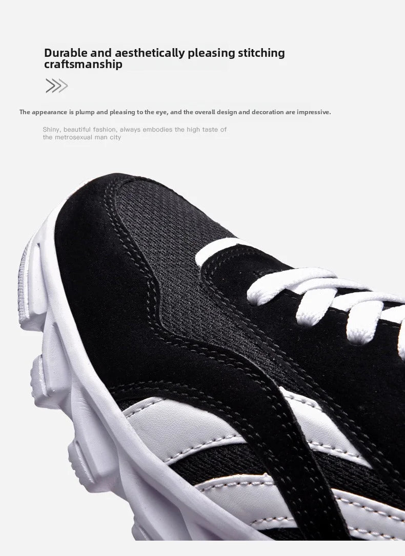 men's and women's running shoes breathable casual sneakers anti-slip vibration comfortable walking shoes 38-46