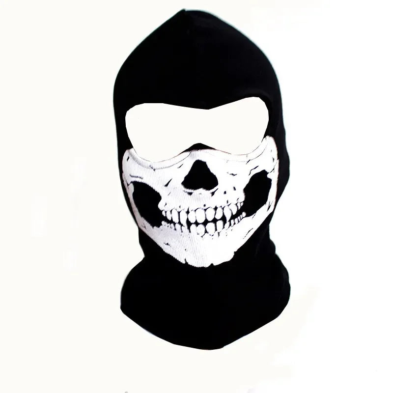 Unisex Ghost Print Skull Motorcycle Face Mask War Game Call Of Duty MWII 2022 COD Ghost Simon Riley Balaclava Mask For Adult