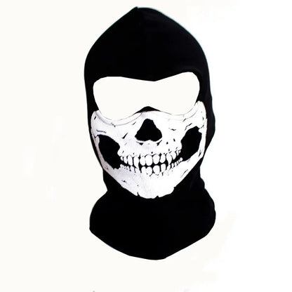 Unisex Ghost Print Skull Motorcycle Face Mask War Game Call Of Duty MWII 2022 COD Ghost Simon Riley Balaclava Mask For Adult