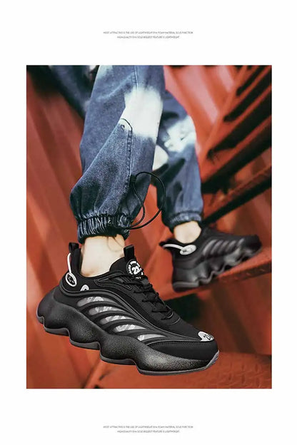 Herrskor Sneakers Herrskor för fritid Herrskor tennis Lyxskor Träningsskor Löpskor Andningsbara skor Modeloafers Löparskor för män