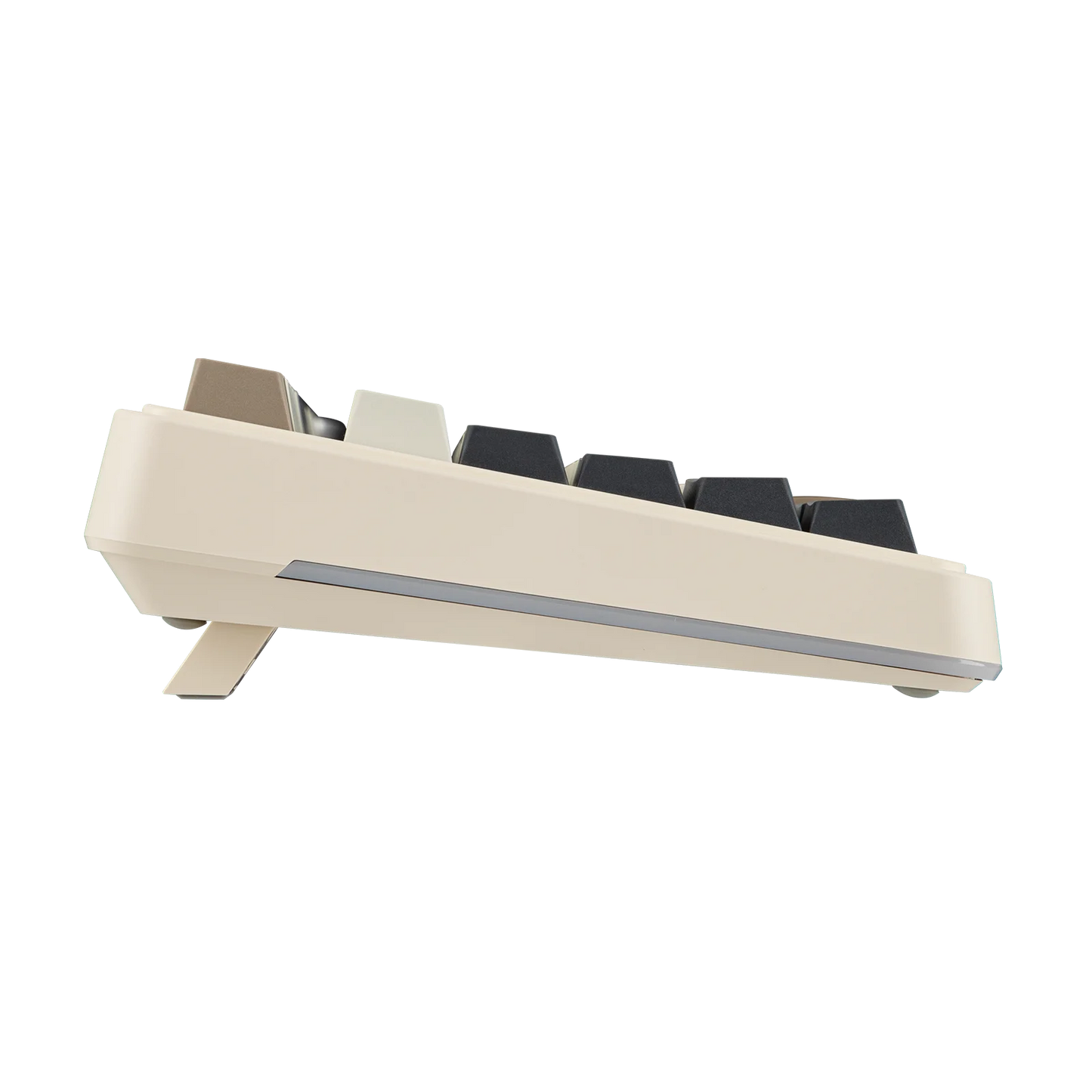 EPOMAKER X AULA EA75 MAX 75% ANSI-US-Layout Hot-Swap-Gasket kabelgebundene/BT/2.4GHz kabellose mechanische Tastatur mit Display & Drehregler