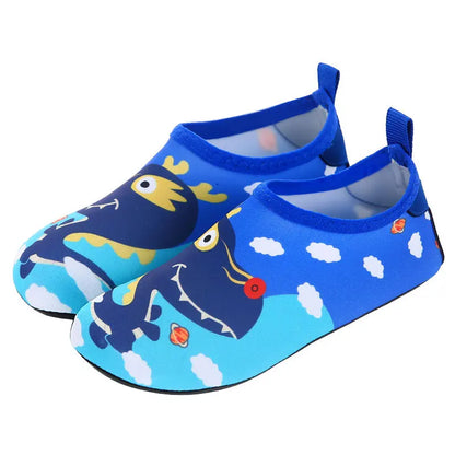 Sapatos aquáticos macios e dobráveis para rapaz e rapariga, para praia, verão, atividades ao ar livre, caminhar na água, natação, surf e mar, de secagem rápida