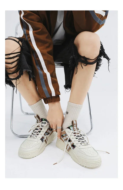 Sapatilhas de skate para homem, verão, em pele, casuais, moda, outdoor, corrida, desporto, caminhada, ténis, plataforma, designer, luxo