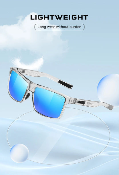 KDEAM Oversized Men's Sunglasses Polarized TR90 Big Size Sun Glasses Width 160mm Protective Case Included KD0737 MAX
