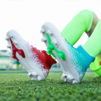 Talla 31-45 Zapatillas de fútbol para hombre, botas de fútbol para mujer, tacos de fútbol para niños, zapatillas de entrenamiento para adolescentes, calzado deportivo transpirable