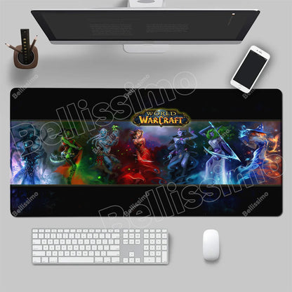 World Of Warcraft 90x40 suuri pelihiirimatto, pelipöydän alusta, Csgo-pelialusta, luonnonkumimatto, grande gamer XXL -tietokoneen hiirimatto