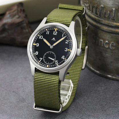 Militado D12 Quartz Watch Men VD78 Movement Domed Sapphire Crystal V2 Clear AR Coating Wristwatch 10Bar Water Resistance Watch