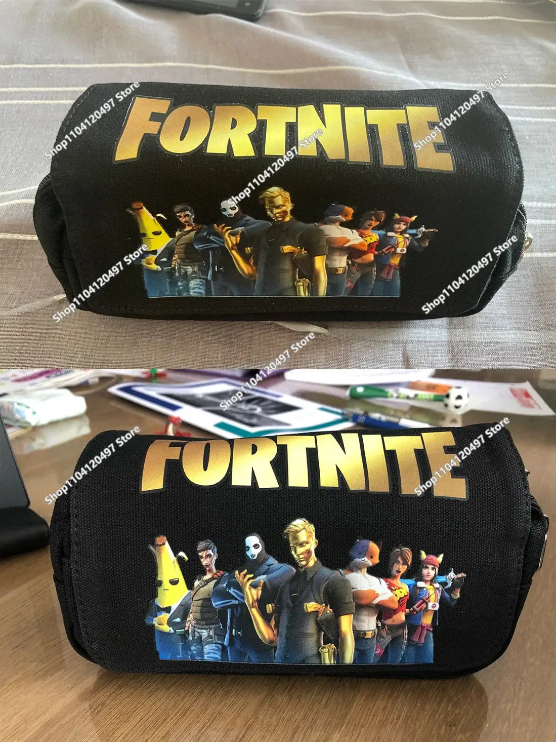 Fortnite Student Pencil Case Large Capacity Pencil Case Kids Toys Pen Bag School Supplies Stationery Pouch Boys Game Gifts