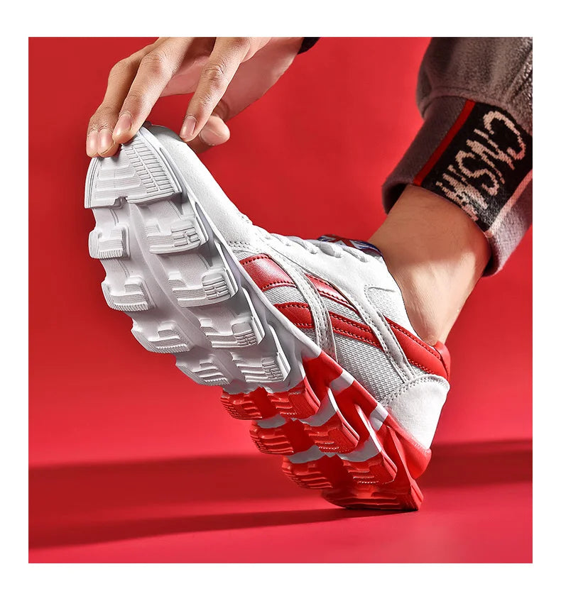 men's and women's running shoes breathable casual sneakers anti-slip vibration comfortable walking shoes 38-46