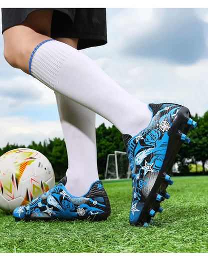 TF/FG chaussures de Football crampons de terrain de Football professionnel pour enfants haute qualité anti-dérapant baskets d'entraînement en plein air chaussures nouveau