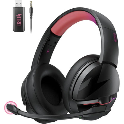 Casque de jeu sans fil Acer K2 pour PS5, PS4, PC, Switch, Bluetooth 5.3+2.4GHz, 100 heures d'autonomie, avec micro à réduction de bruit