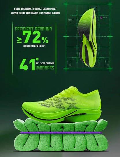 IRUNSVAN Carbon Plate Sports Shoes Marathon Professional Running Shoes Shock Absorbent Breathable Jogging Shoes unisex 095