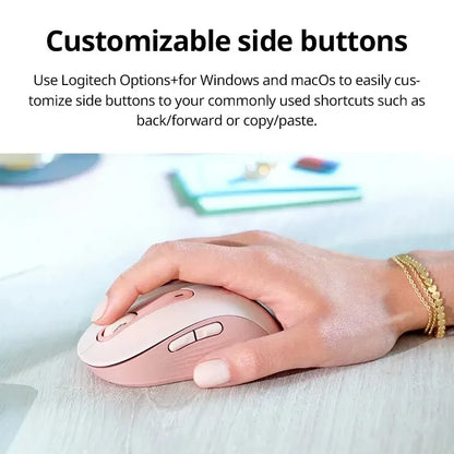 Logitech M650 M650L Wireless Bluetooth Silent Mouse Office Laptop Sensor Technology Advanced Optical Programmable Buttons Mice