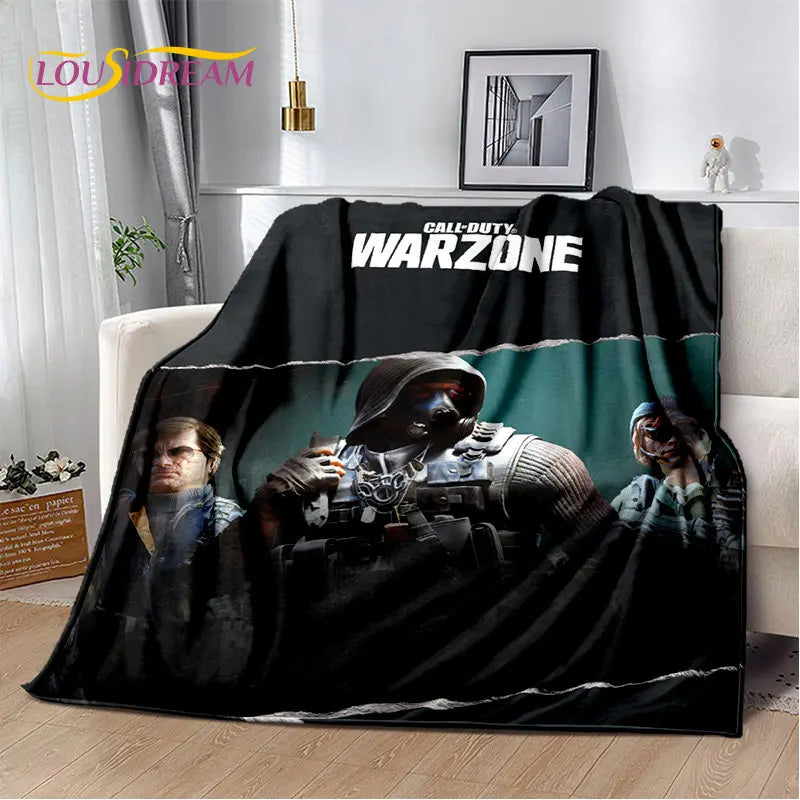 3D COD,Call of Duty Game Gamer Soft Plush Blanket,Flannel Blanket Throw Blanket for Living Room Bedroom Beds Sofa Office Cover