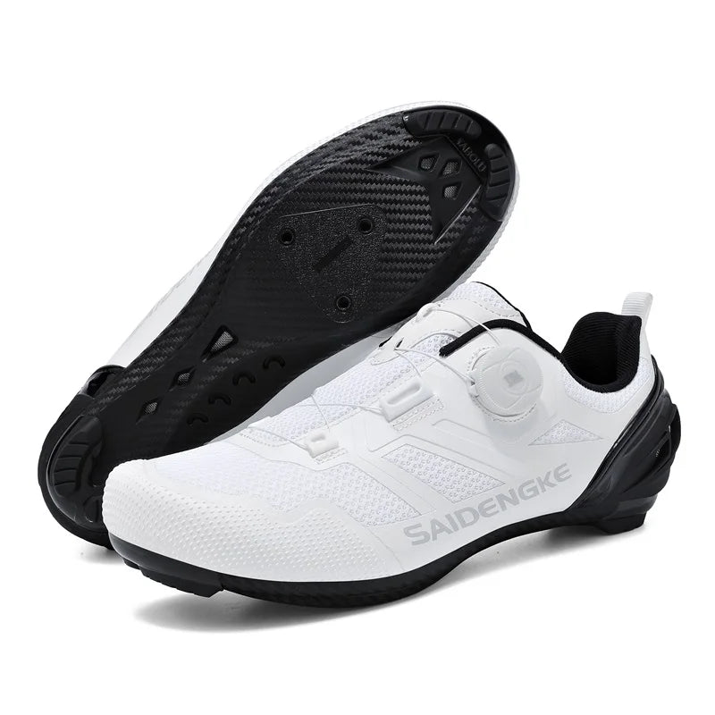 Unisex nye cykelsko – professionelle, lette, luksuriøse og originale landevejs-/MTB-racercykelsko i gummi til mode, cykel, streetwear og sport